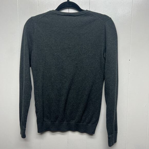 Cutter & Buck Women's V-Neck Long Sleeve Charcoal Sweater Size XS Stretch - Picture 6 of 9